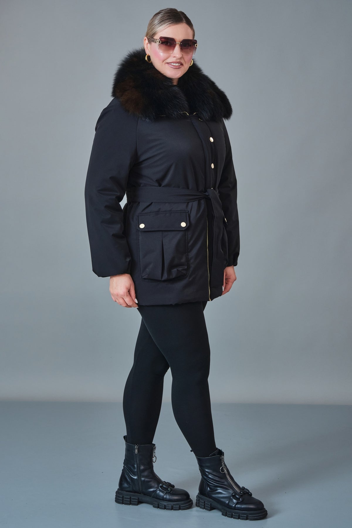 Jadem - Plus Size Coat (JDM27K5944)