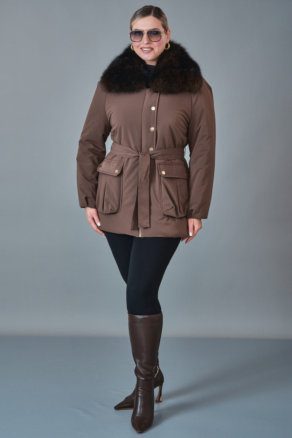 Jadem - Plus Size Coat (JDM27K5944)