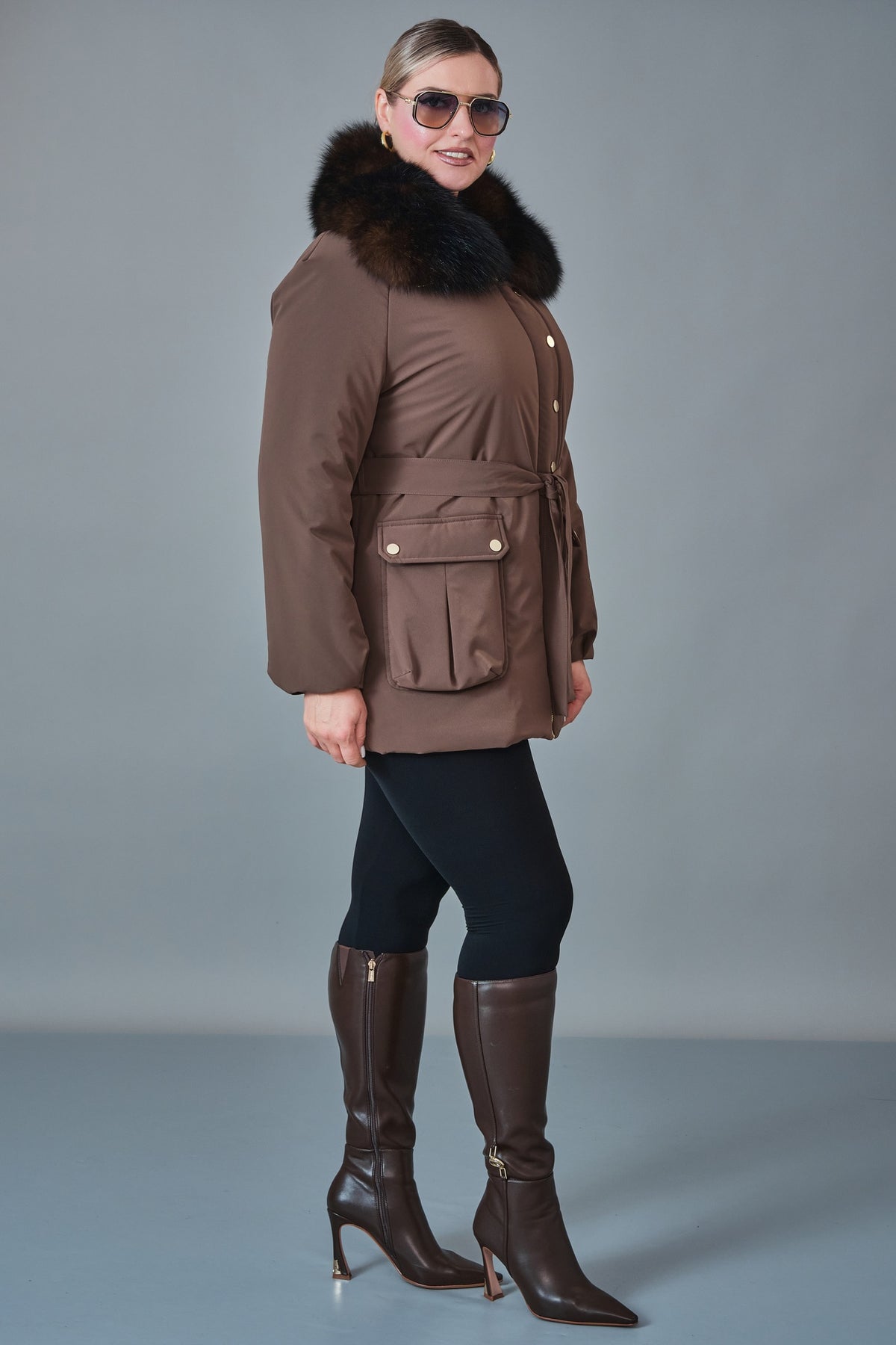 Jadem - Plus Size Coat (JDM27K5944)