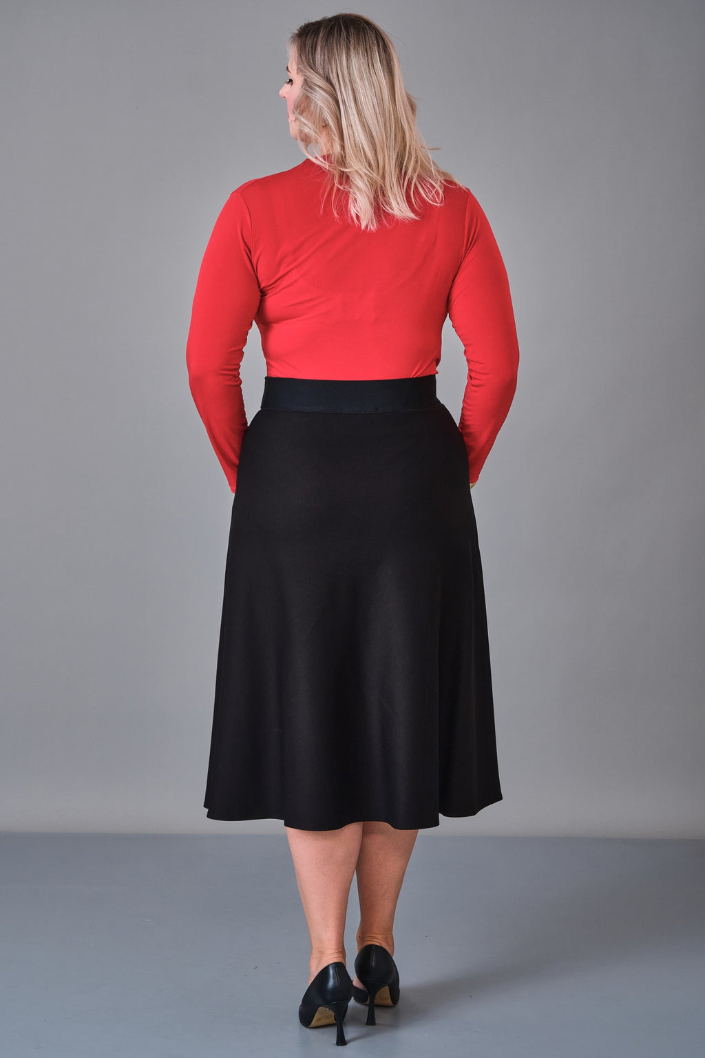Elitline - Plus Size Skirt (ELT27K2-24-4012) - 8690200237379