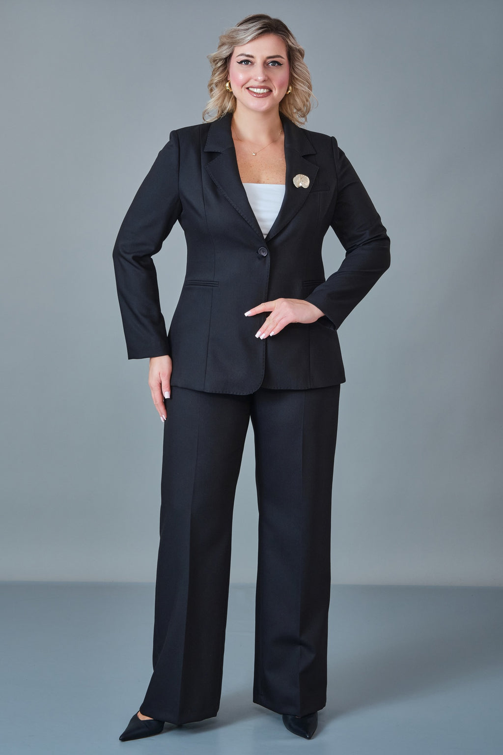Meira - Plus Size Suit (MEI27K8725)