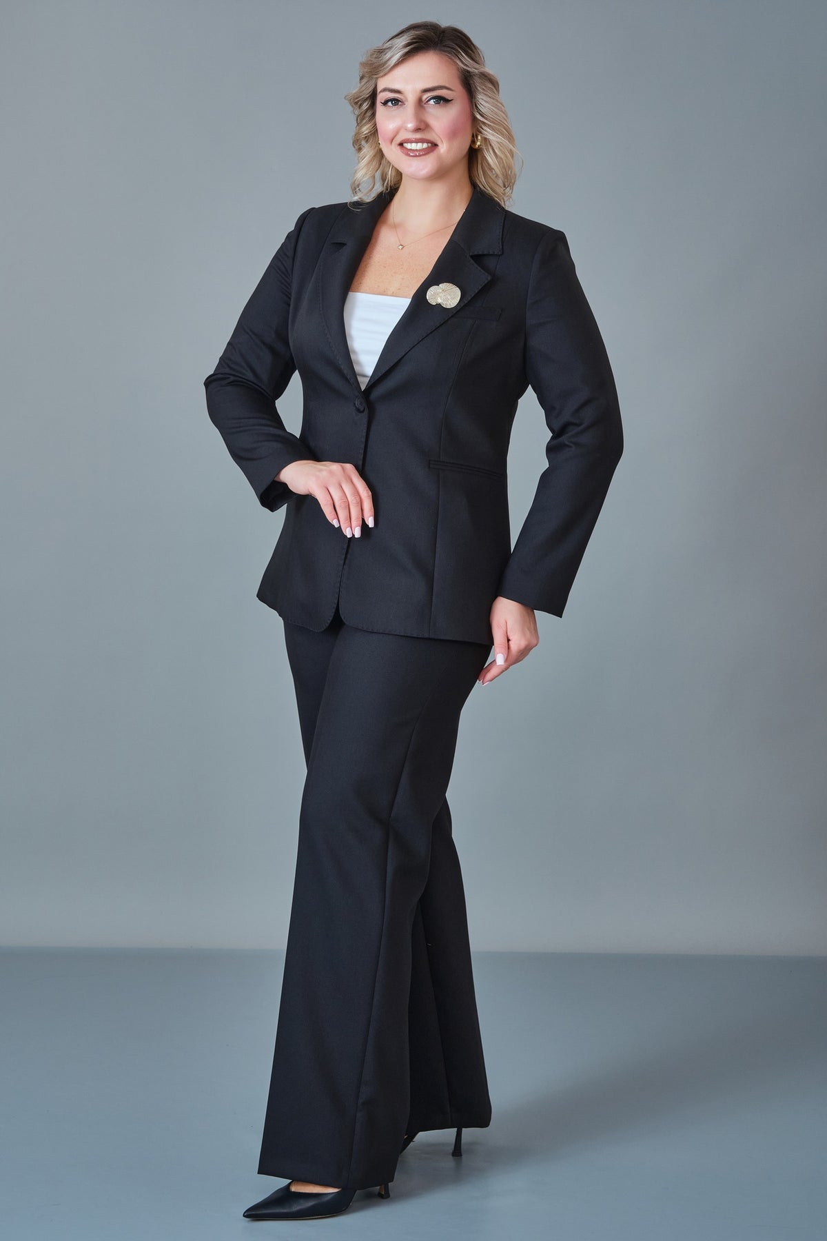 Meira - Plus Size Suit (MEI27K8725)