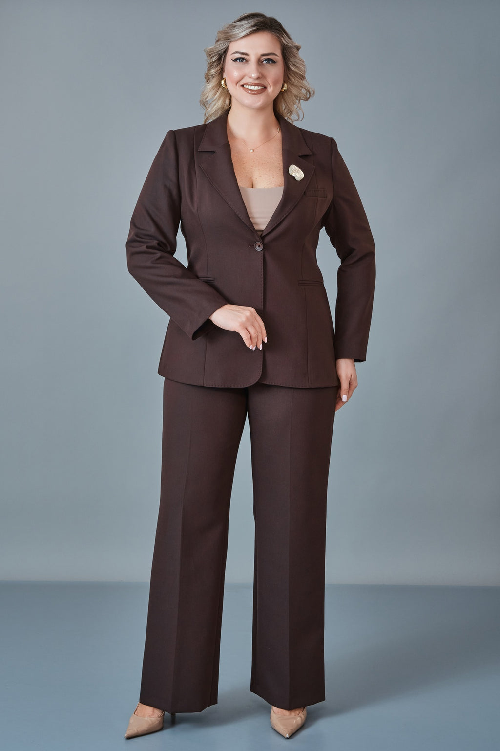 Meira - Plus Size Suit (MEI27K8725)