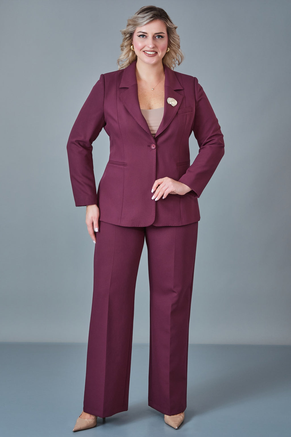 Meira - Plus Size Suit (MEI27K8725)