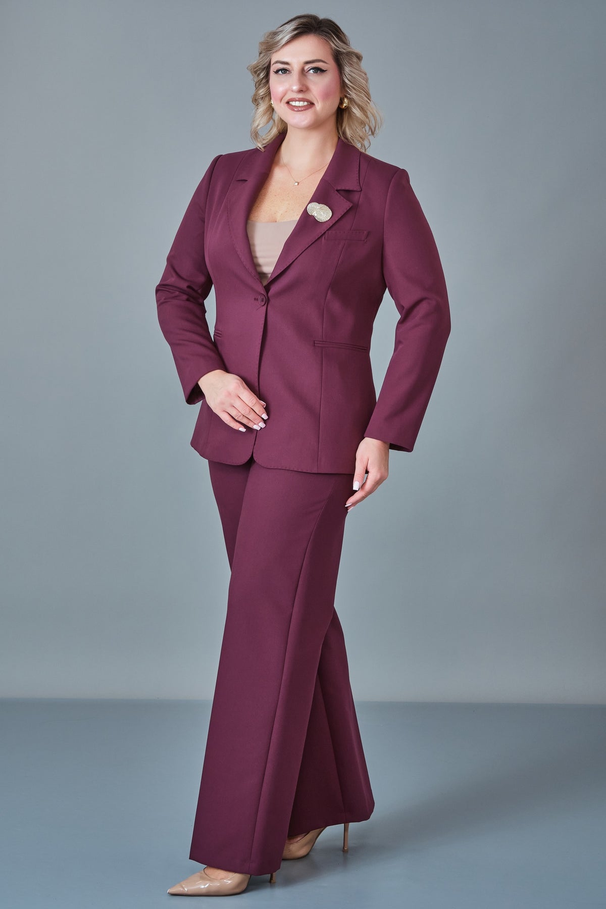 Meira - Plus Size Suit (MEI27K8725)