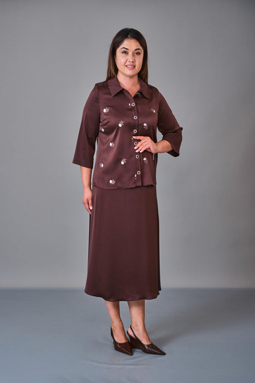 Dress Port - Plus Size Suit (DSP27K3604) - 8690200237812
