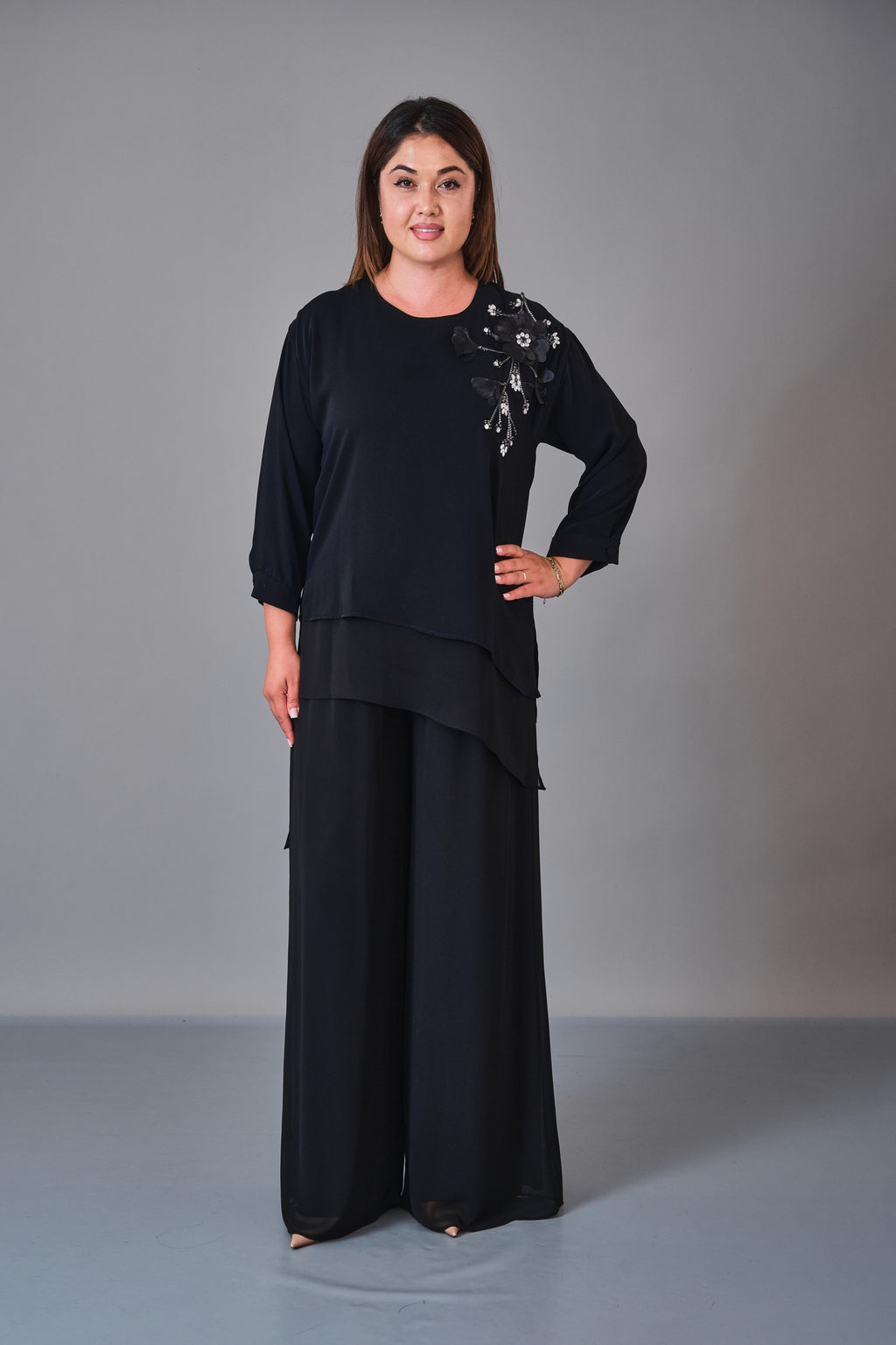Dress Port - Plus Size Suit (DSP27K3656) - 8690200237829