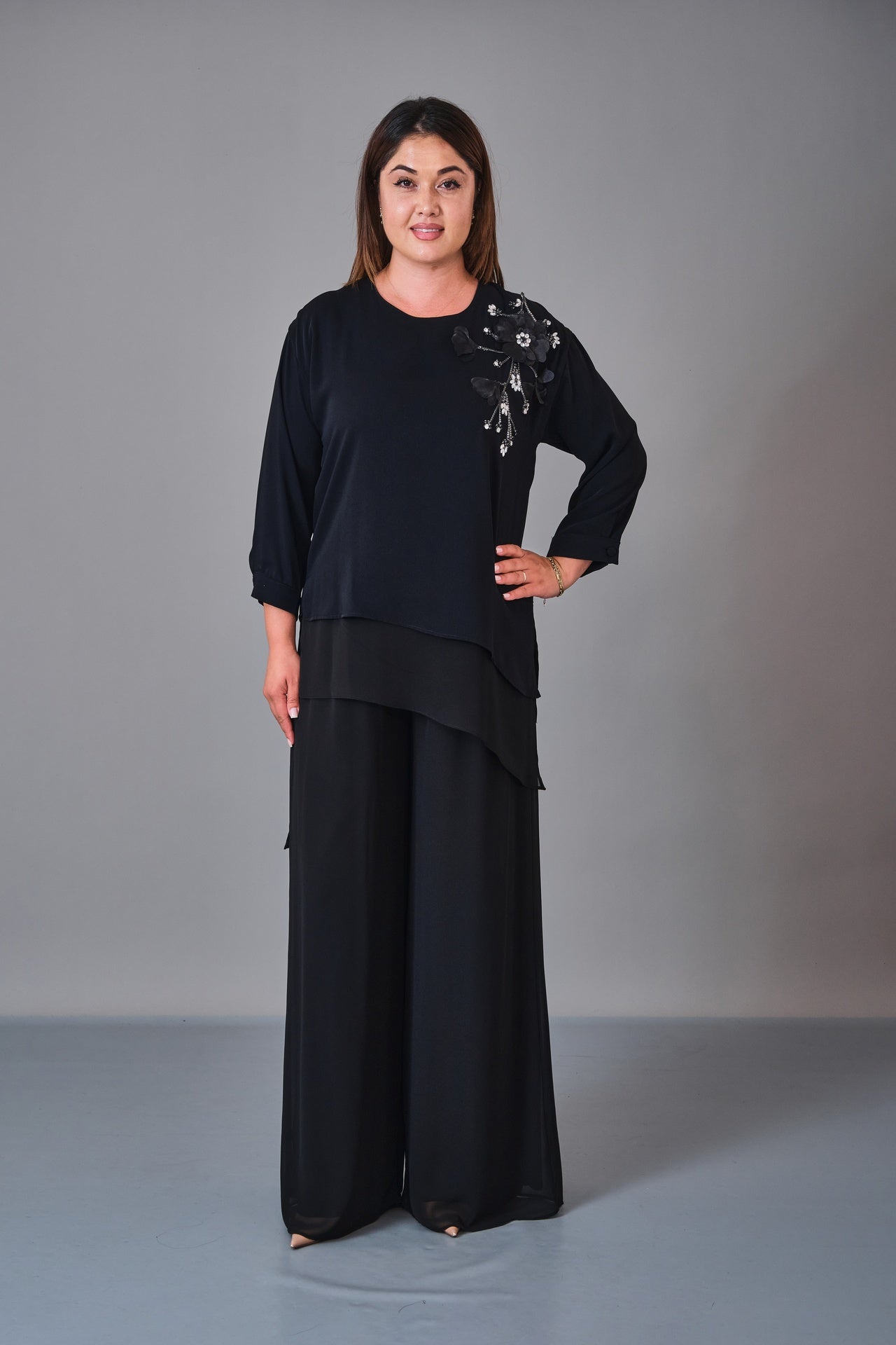 Dress Port - Plus Size Suit (DSP27K3656) - 8690200237829