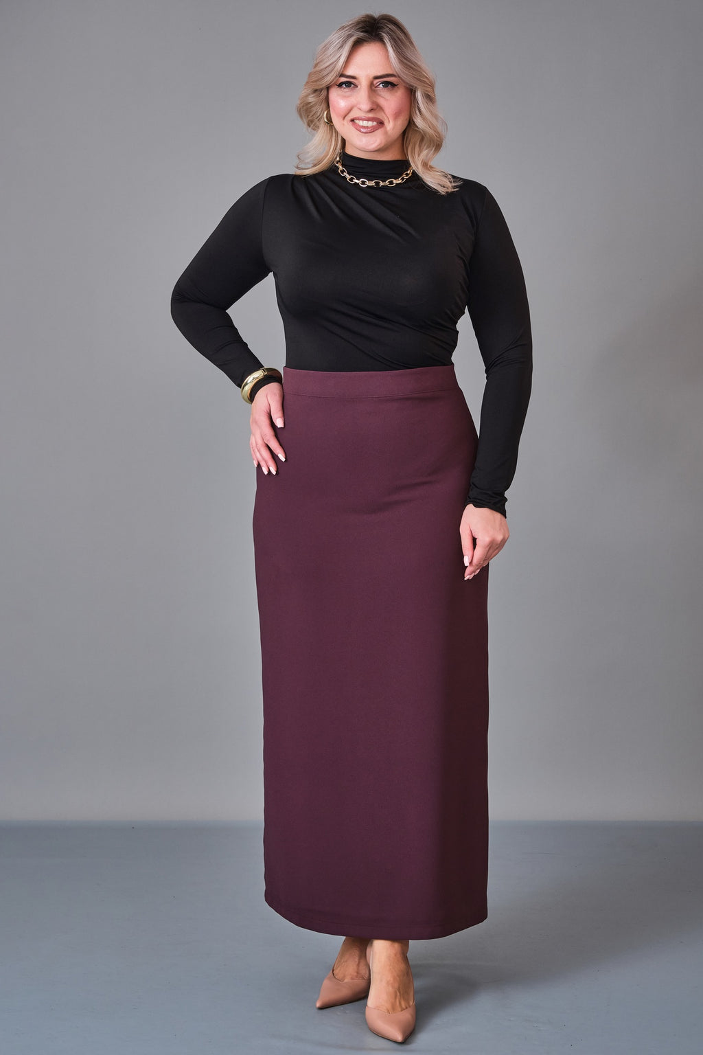Myraang - Plus Size Skirt (MRG27K08-8476)