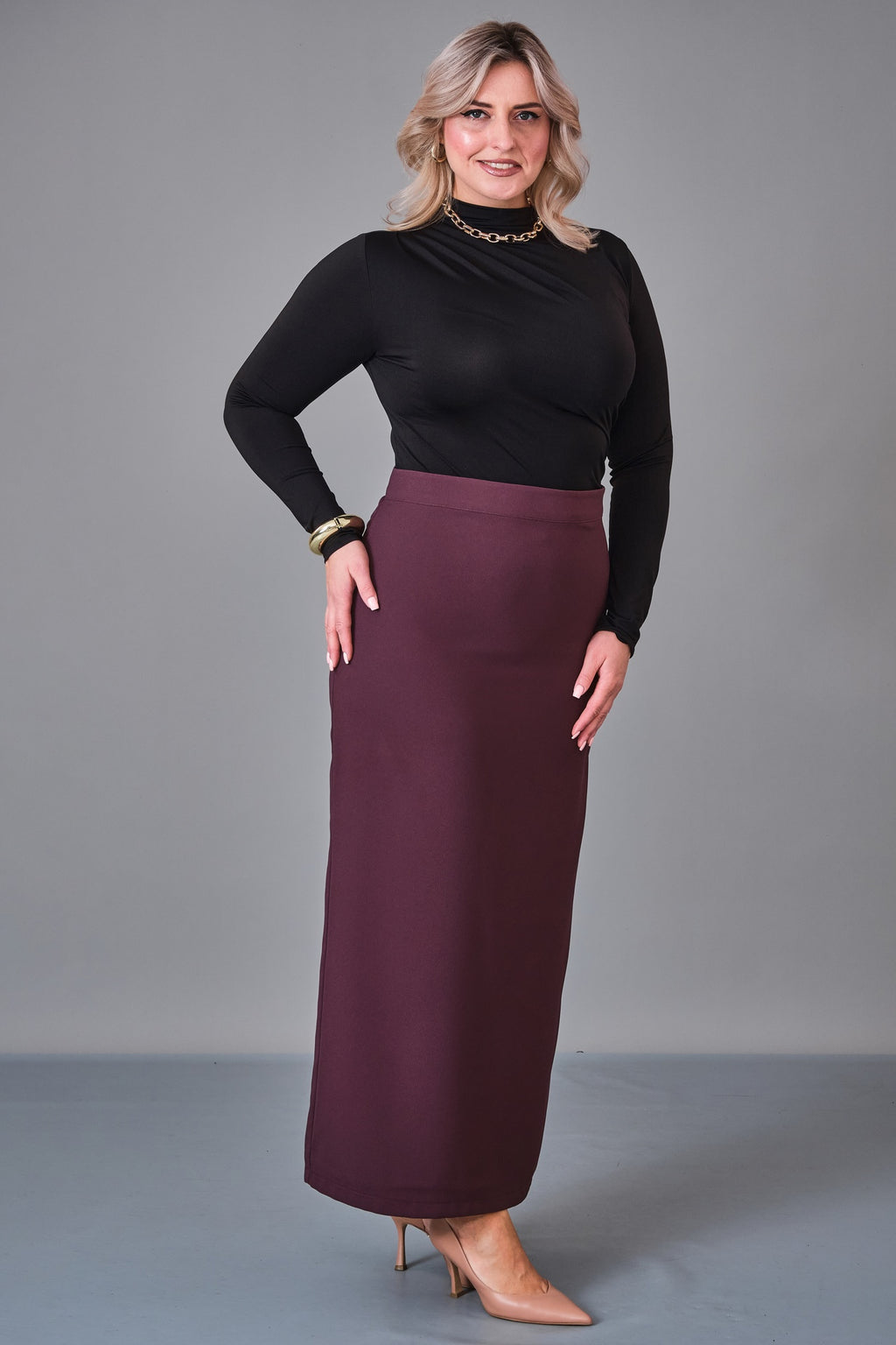 Myraang - Plus Size Skirt (MRG27K08-8476)