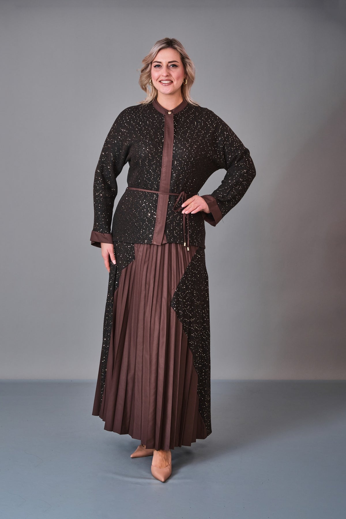 Myraang - Plus Size Suit (MRG27K08-8453) - 8690200238055