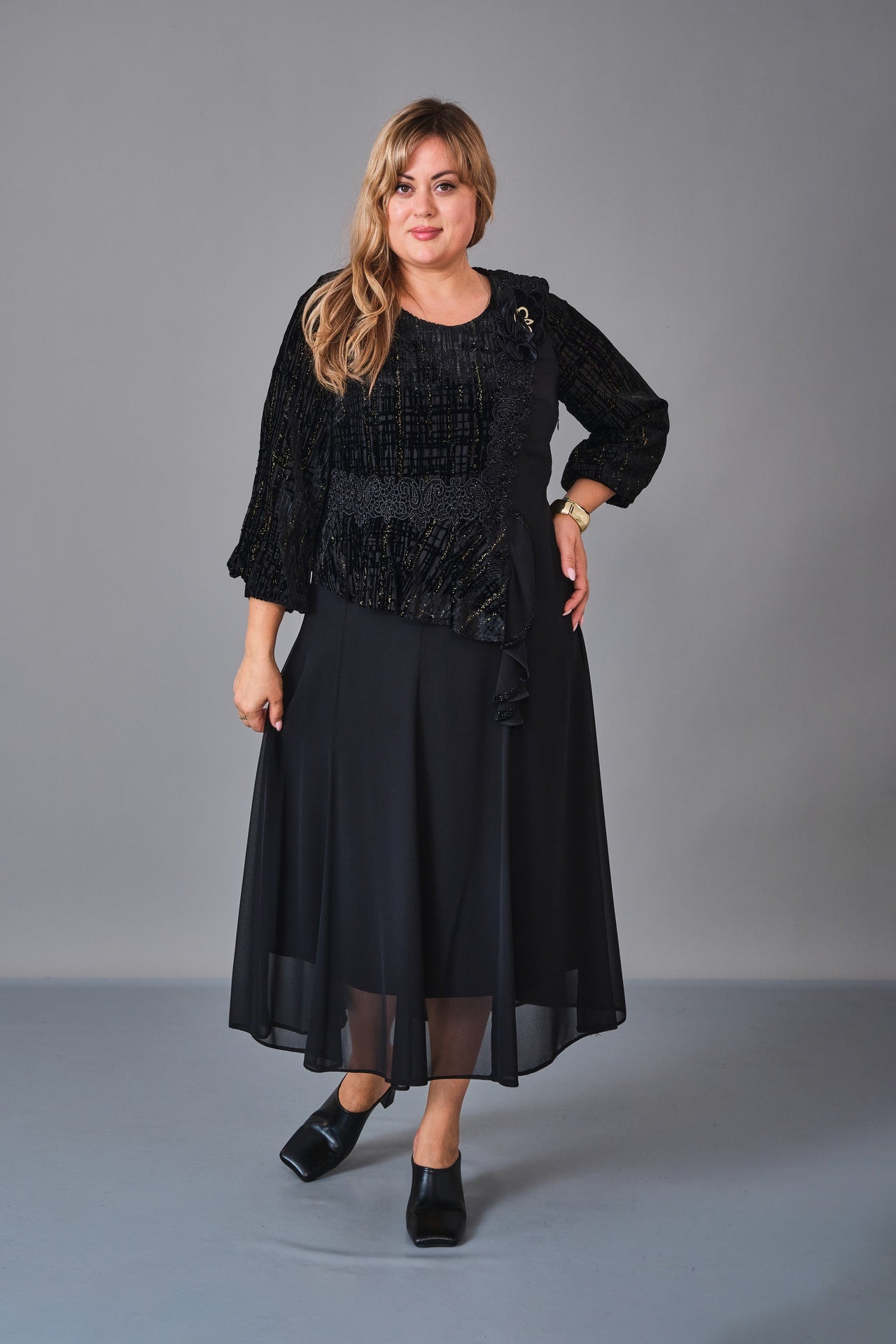 Gumanize - Plus Size Dress (GMZ2026-313-8028) - 8690200238109