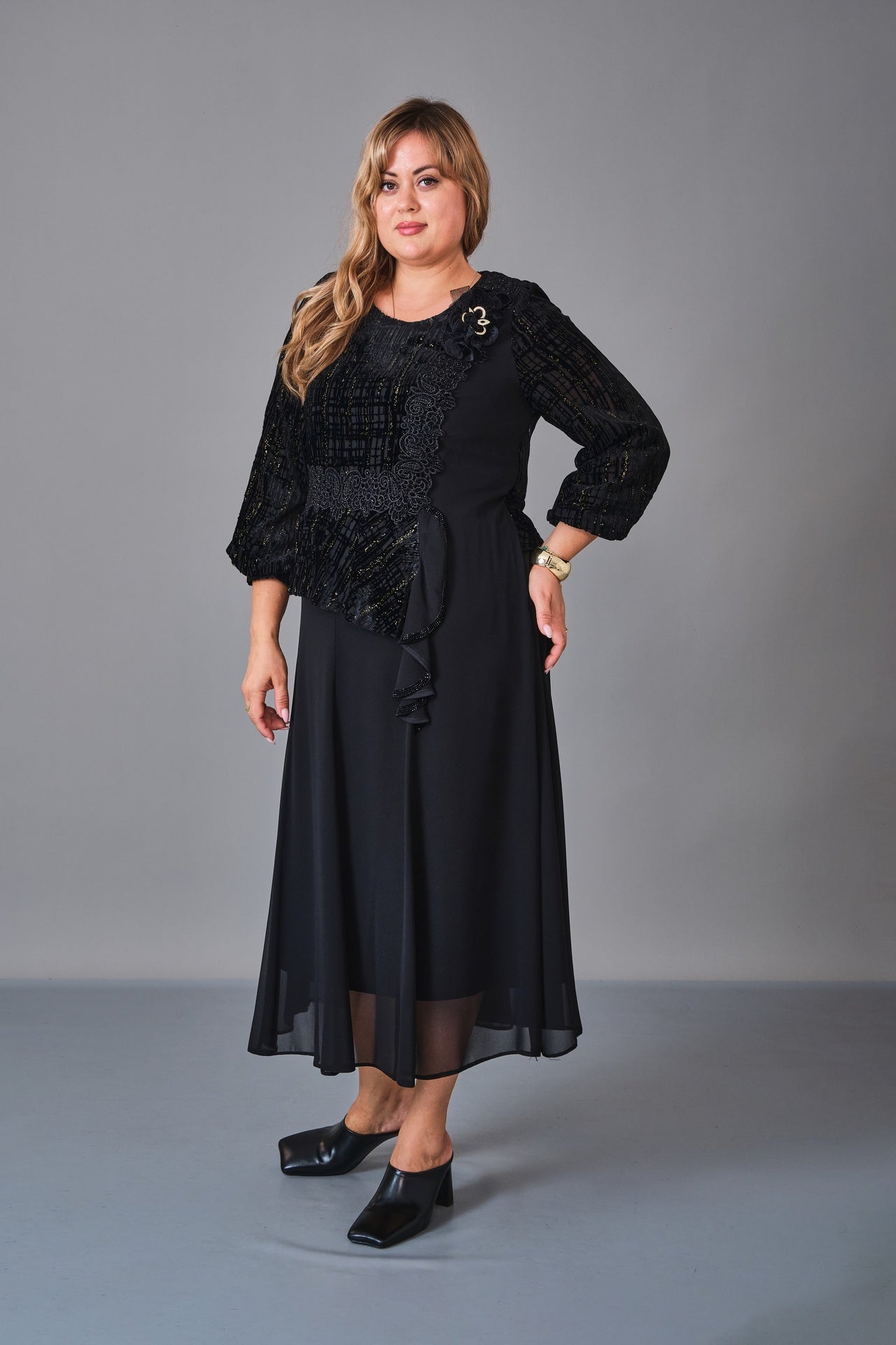 Gumanize - Plus Size Dress (GMZ2026-313-8028) - 8690200238109