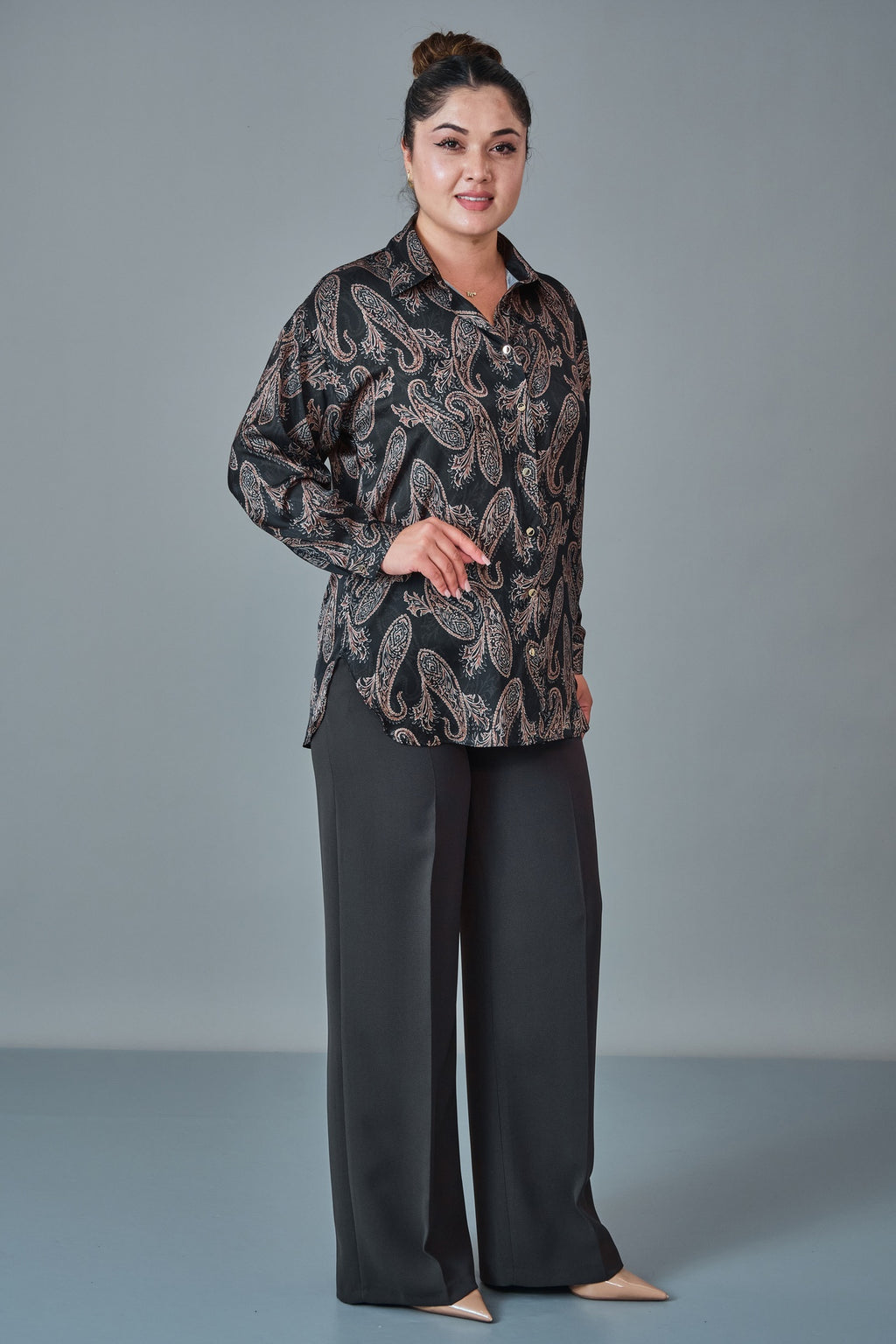 Selen - Plus Size Blouse (SLN27K160270) - 8690200238246