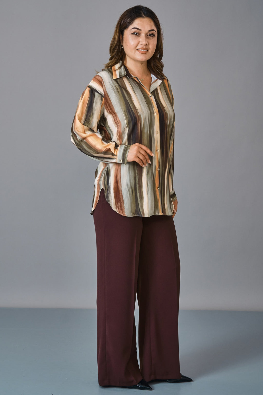 Selen - Plus Size Blouse (SLN27K160270) - 8690200238307