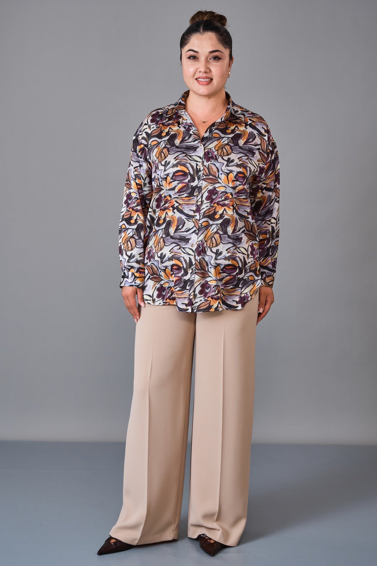 Selen - Plus Size Blouse (SLN27K160270) - 8690200238338