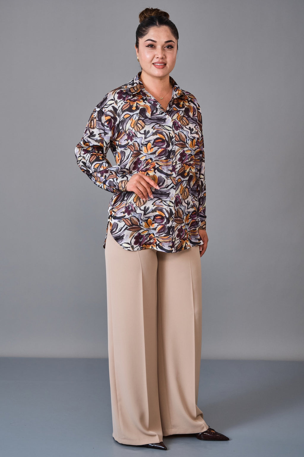 Selen - Plus Size Blouse (SLN27K160270) - 8690200238338