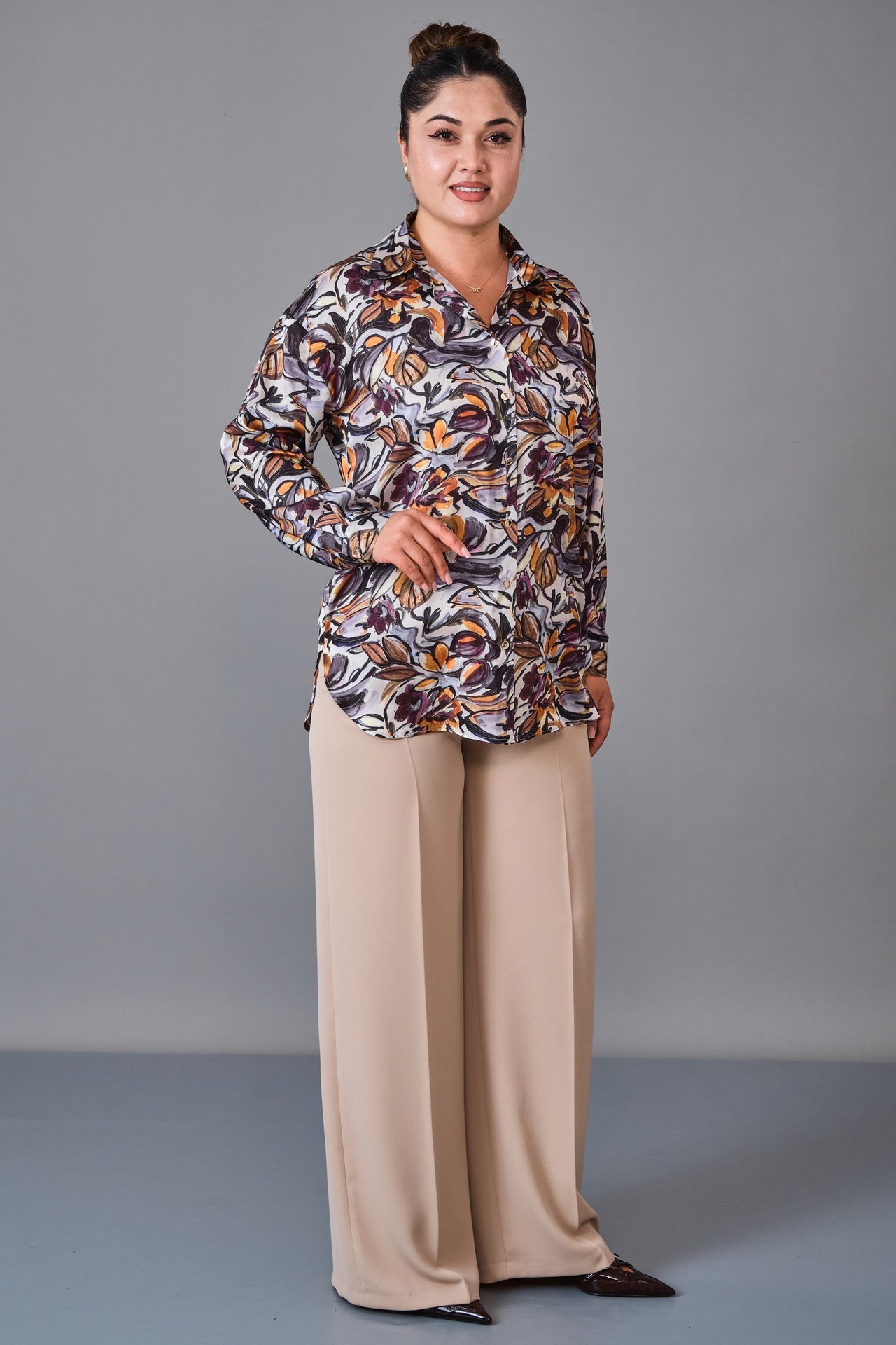 Selen - Plus Size Blouse (SLN27K160270) - 8690200238338