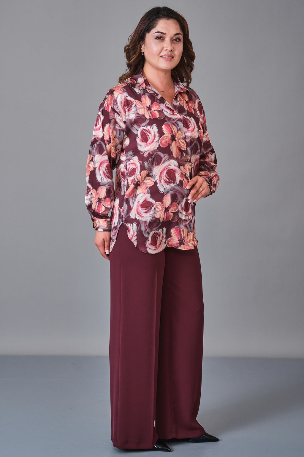Selen - Plus Size Blouse (SLN27K160270) - 8690200238352
