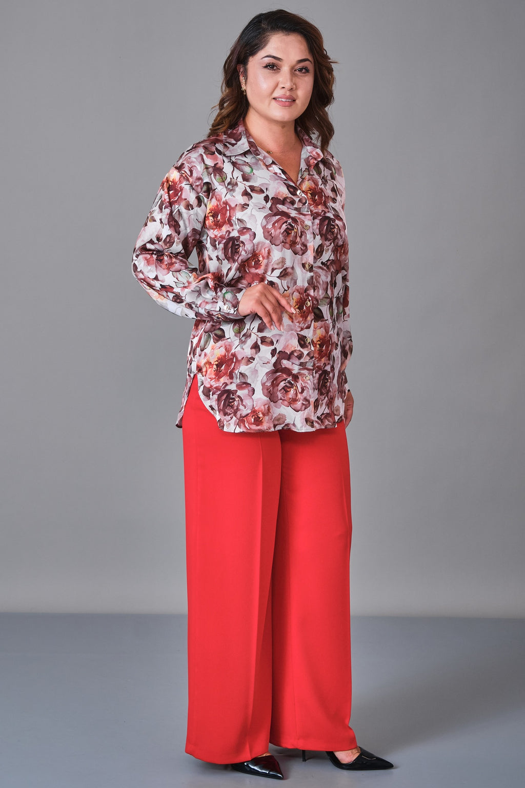Selen - Plus Size Blouse (SLN27K160270) - 8690200238369