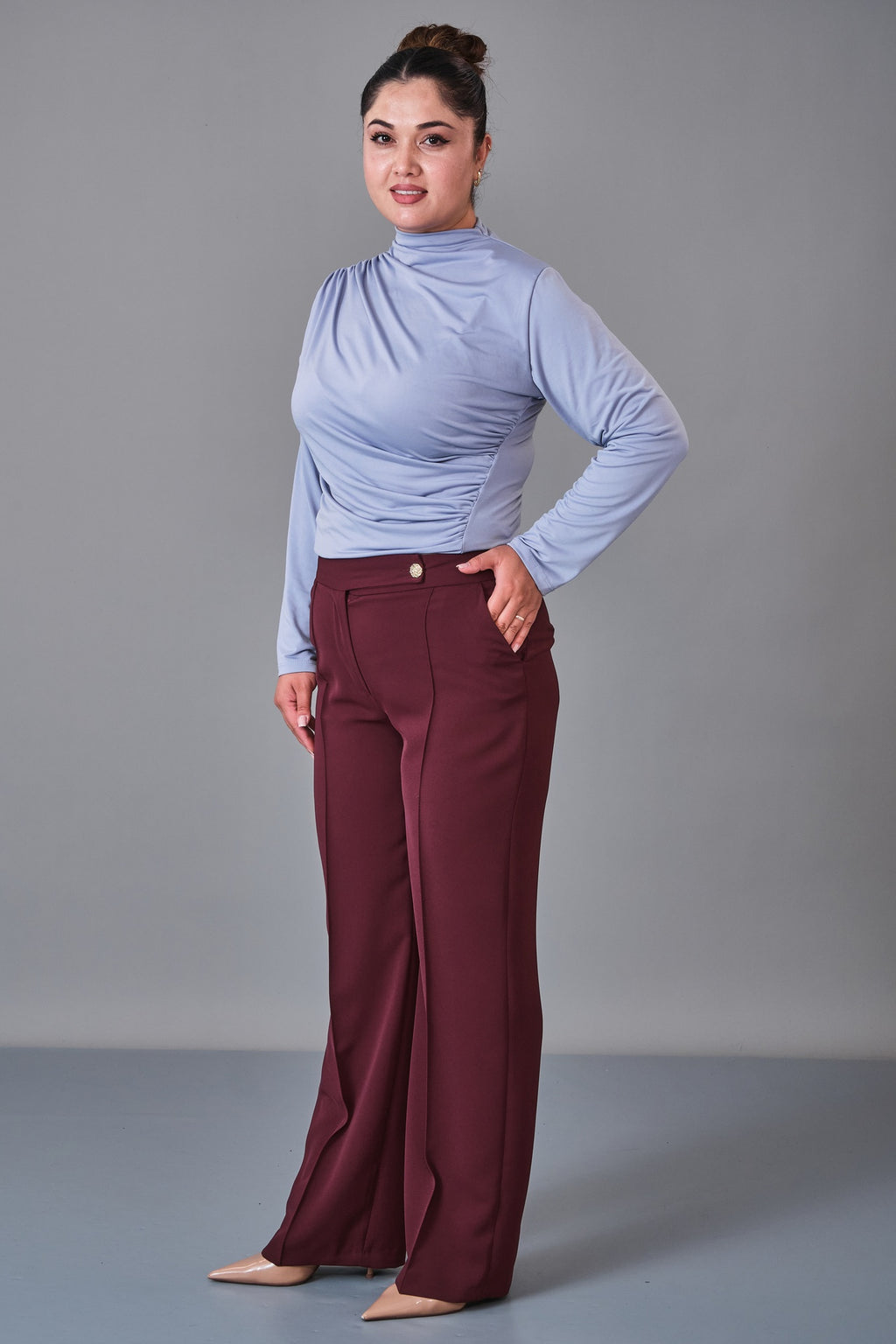 Selen - Plus Size Trousers (SLN27K11889)