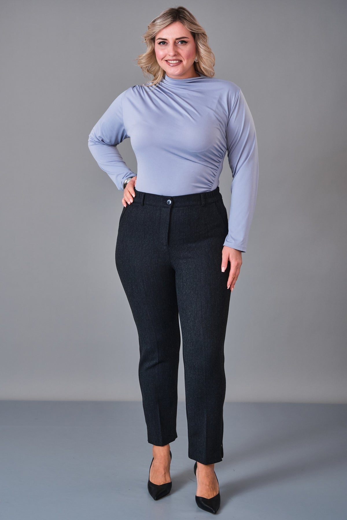 Elitline - Plus Size Trousers (ELT27K1-21-4032) - 8690200238468
