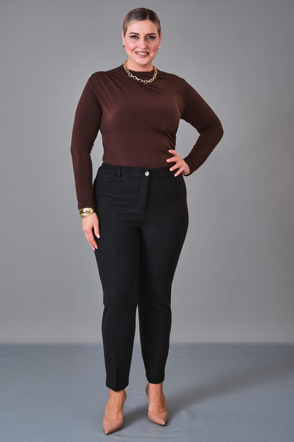Elitline - Plus Size Trousers (ELT27K1-21-4032) - 8690200238475