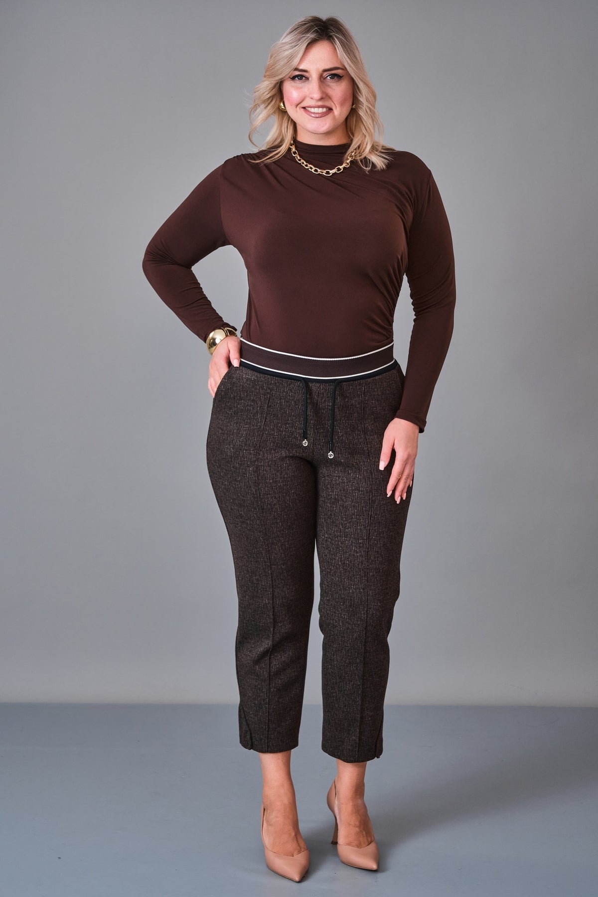 Elitline - Plus Size Trousers (ELT27K1-28-4045) - 8690200238512