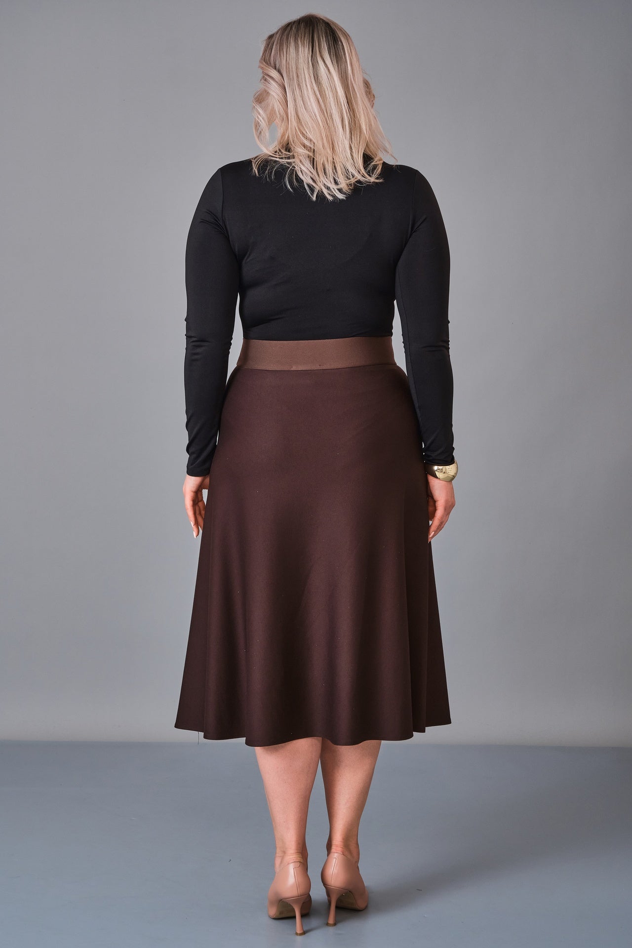 Elitline - Plus Size Skirt (ELT27K2-24-4012) - 8690200238543
