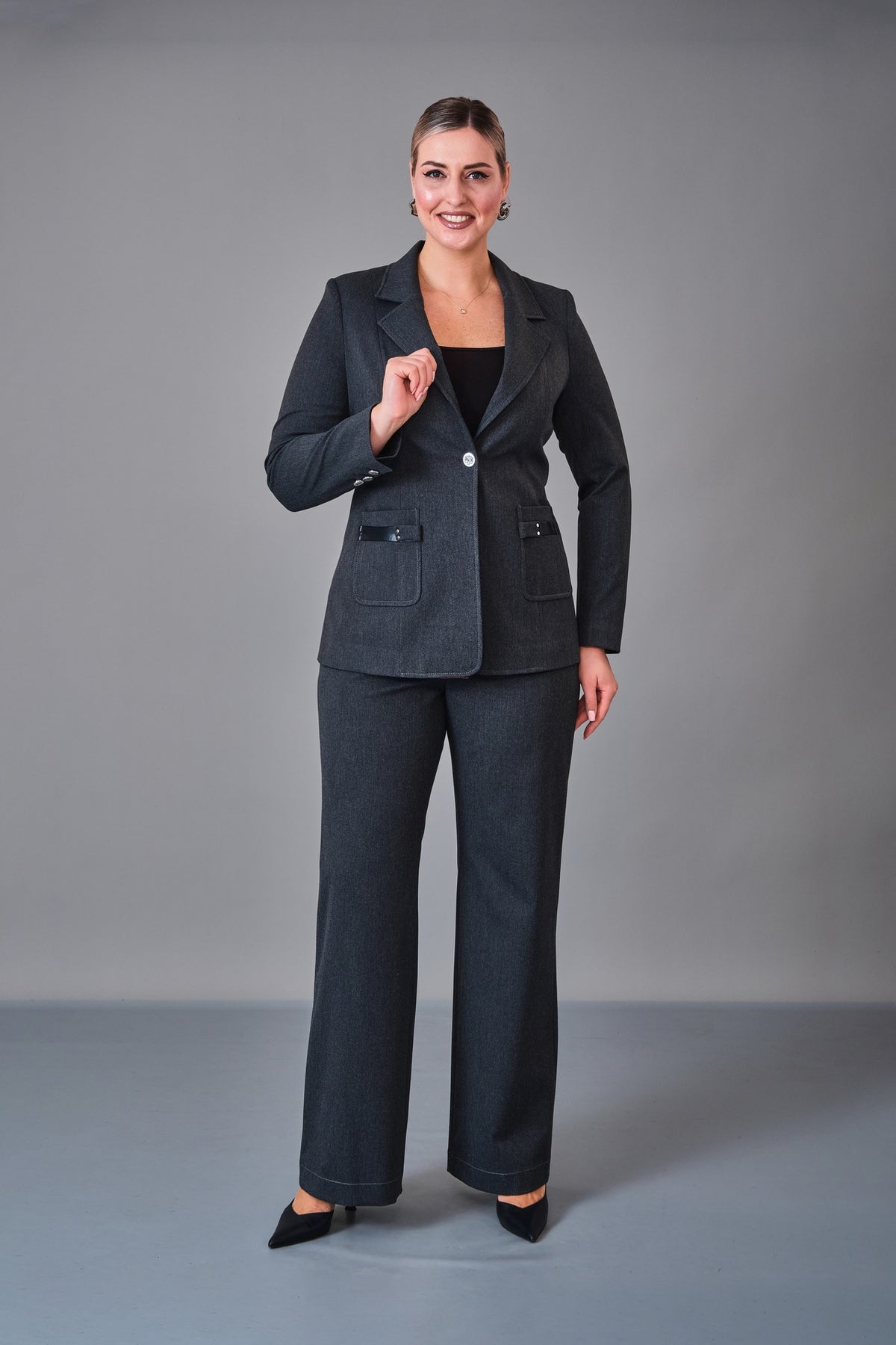 Meira - Plus Size Suit (MEI27K8855) - 8690200239076