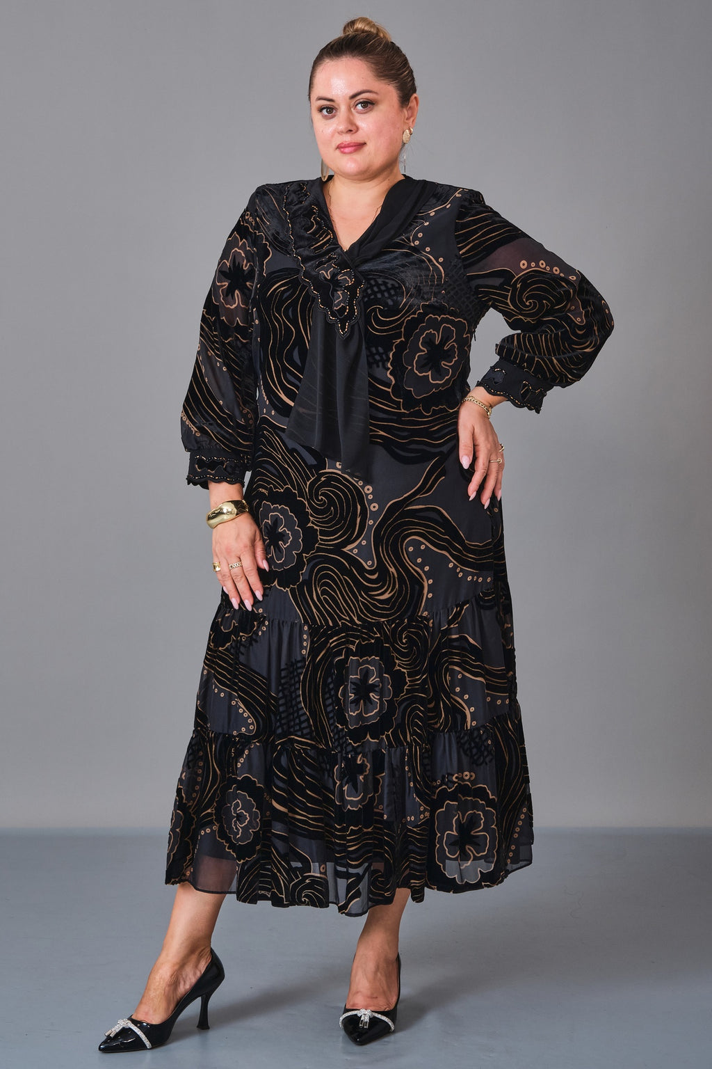 Gumanize - Plus Size Dress (GMZ2026-265-8019) - 8690200239755