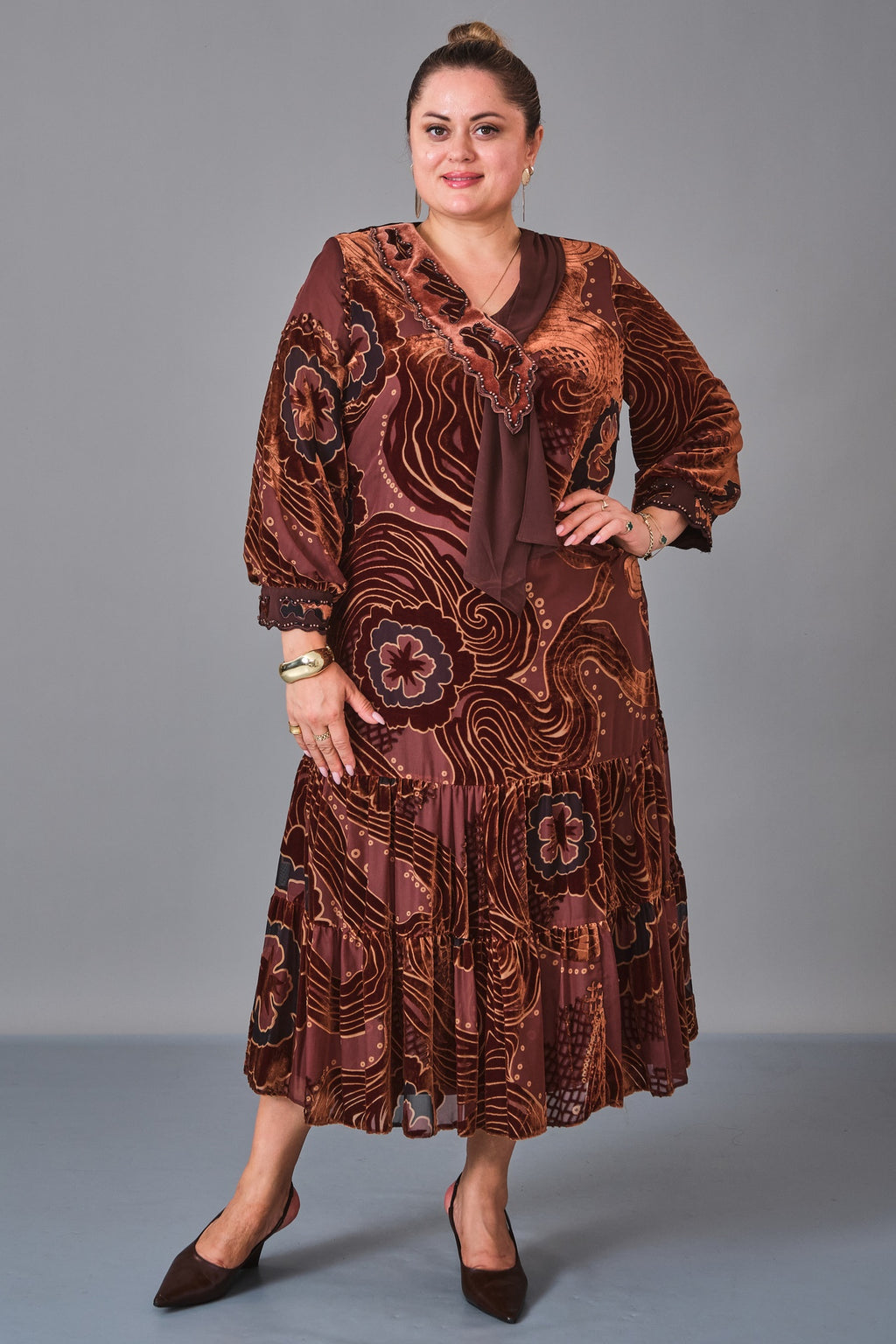 Gumanize - Plus Size Dress (GMZ2026-265-8019) - 8690200239762