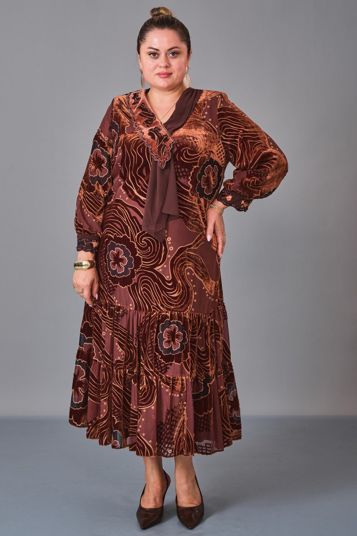 Gumanize - Plus Size Dress (GMZ2026-265-8019) - 8690200239762