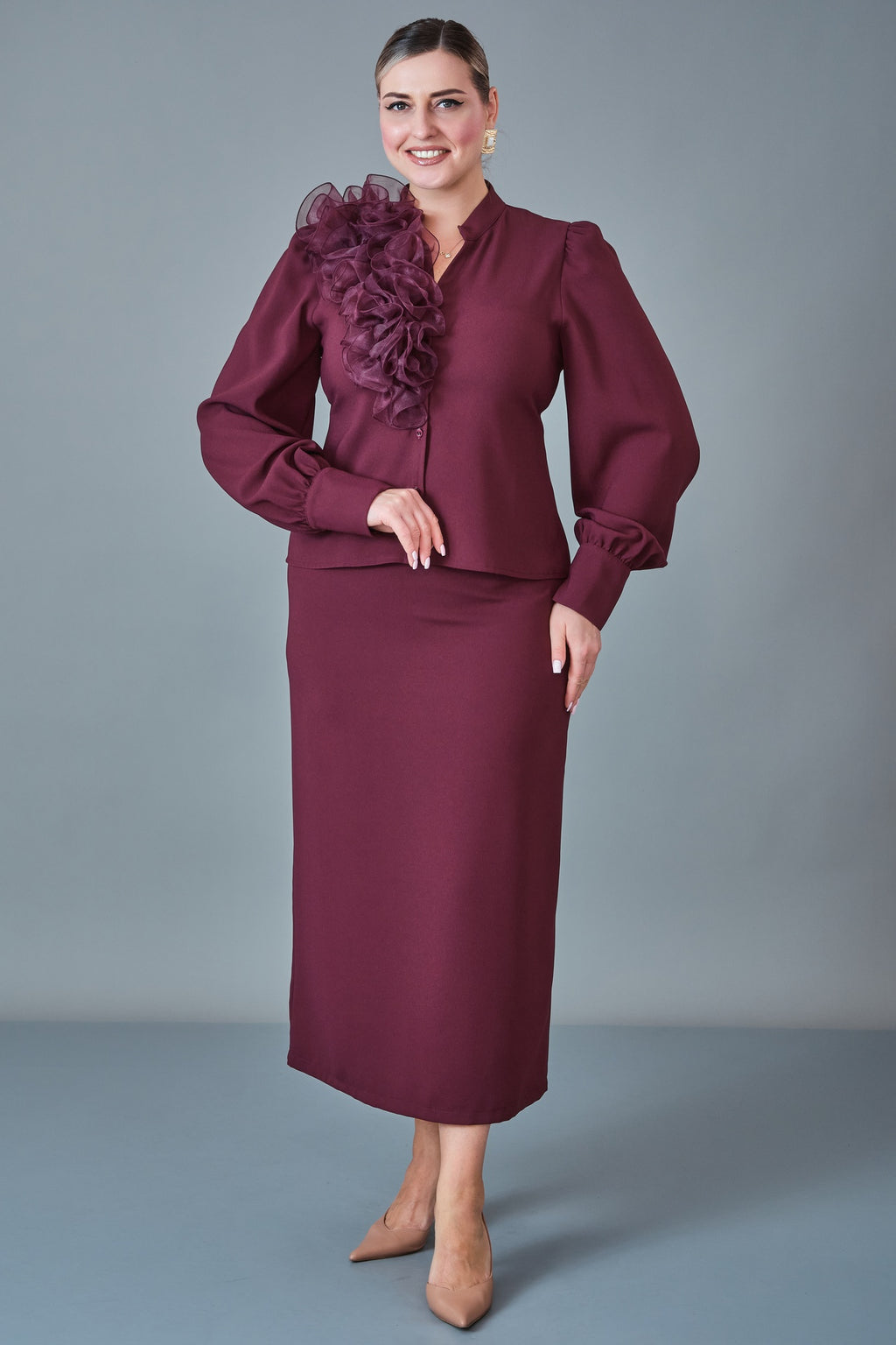 Myraang - Plus Size Blouse (MRG27K08-8475)