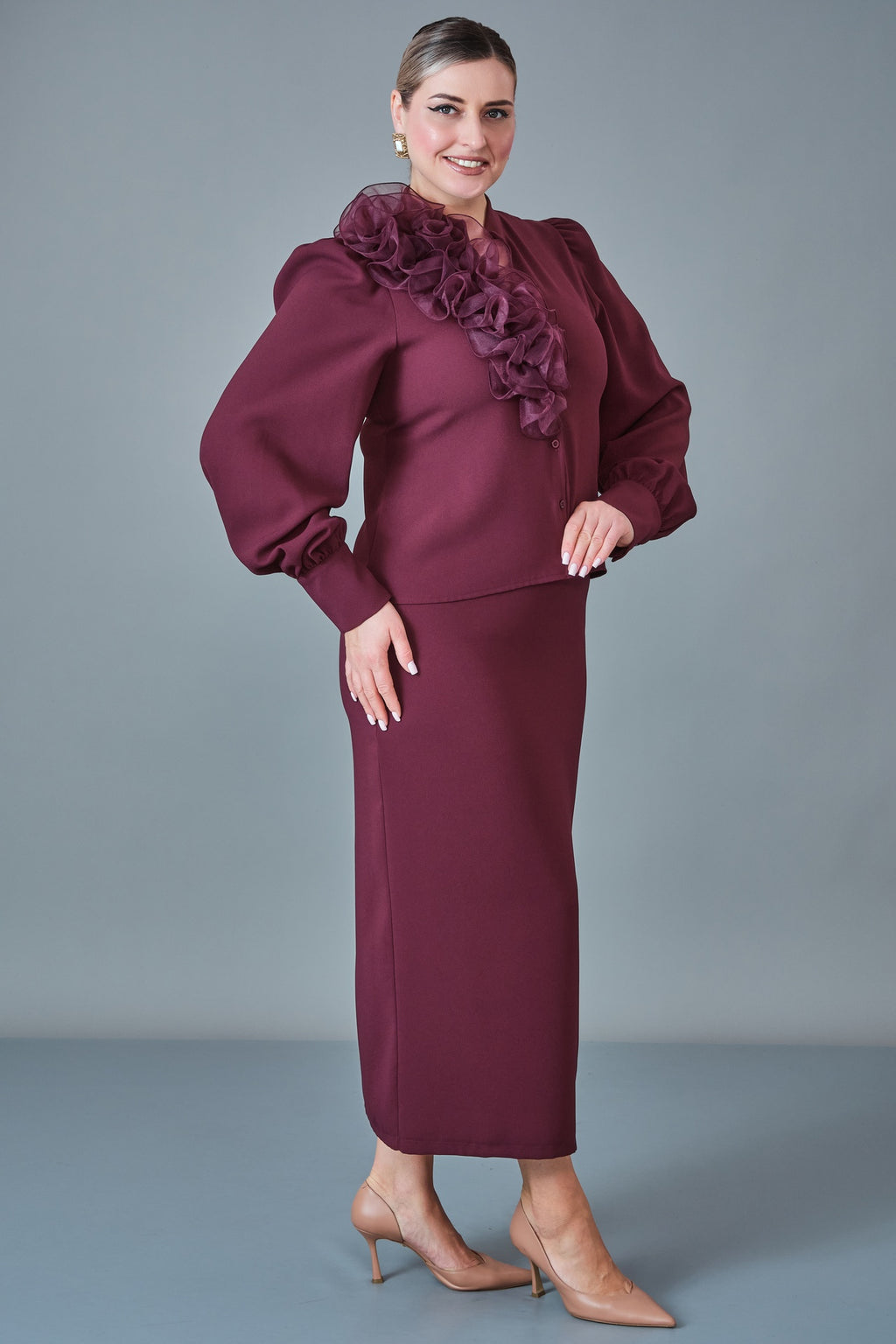 Myraang - Plus Size Blouse (MRG27K08-8475)