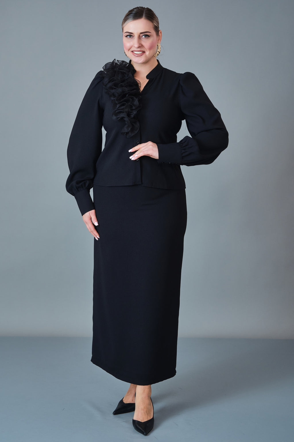 Myraang - Plus Size Blouse (MRG27K08-8475)