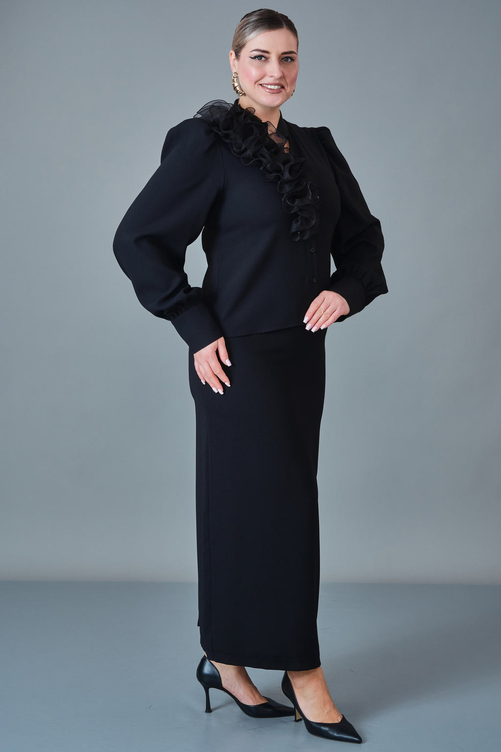 Myraang - Plus Size Blouse (MRG27K08-8475)