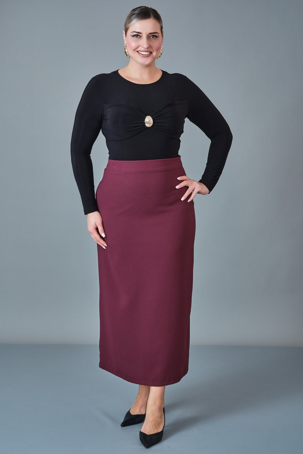 Myraang - Plus Size Skirt (MRG27K08-8476)