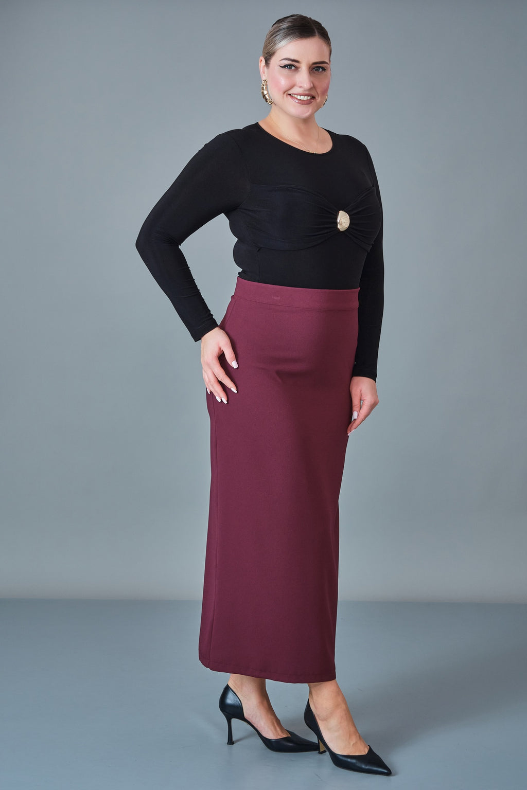 Myraang - Plus Size Skirt (MRG27K08-8476)