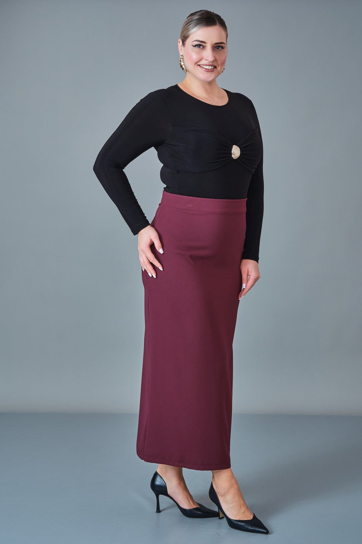 Myraang - Plus Size Skirt (MRG27K08-8476)
