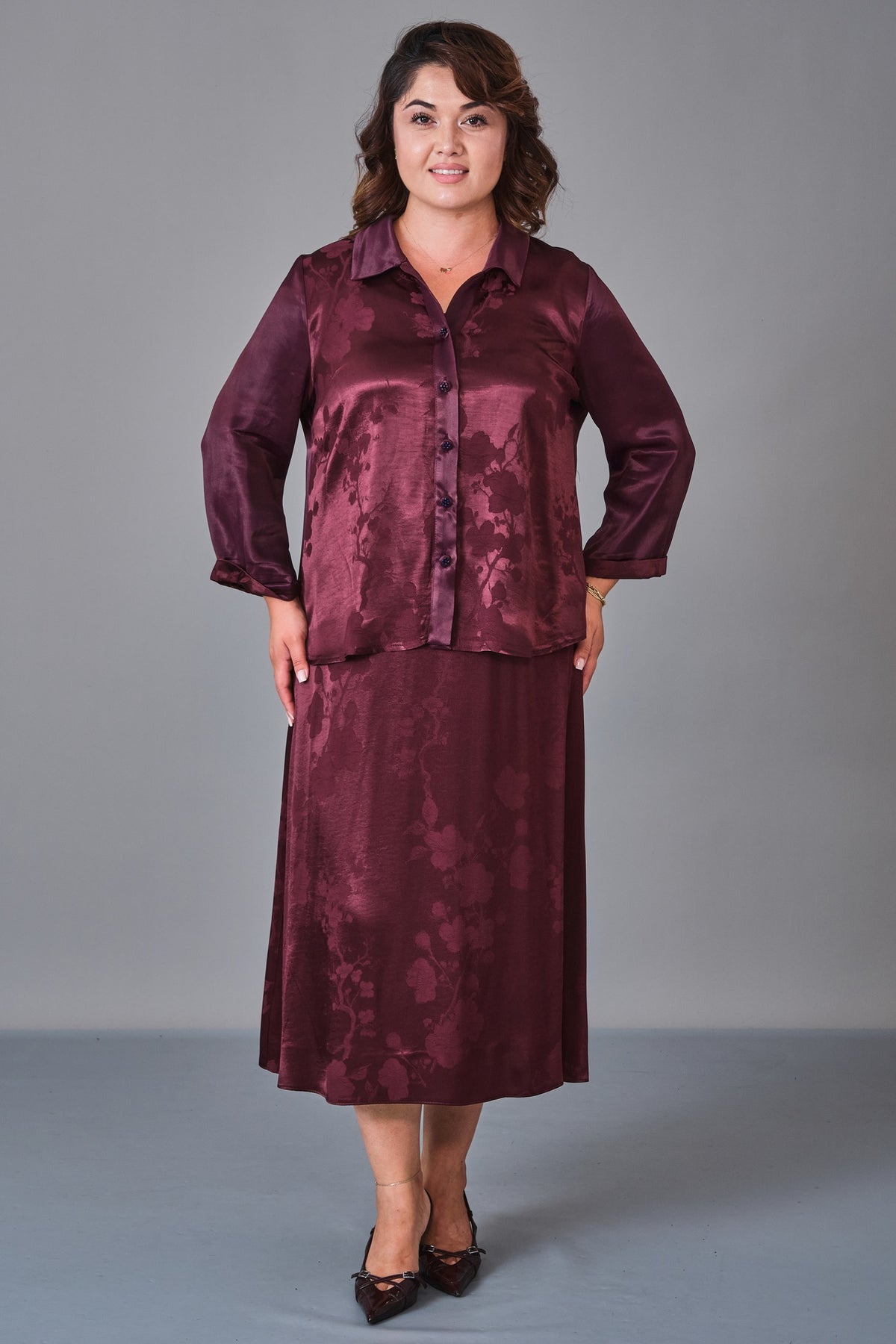 Dress Port - Plus Size Suit (DSP27K3661) - 8690200240492