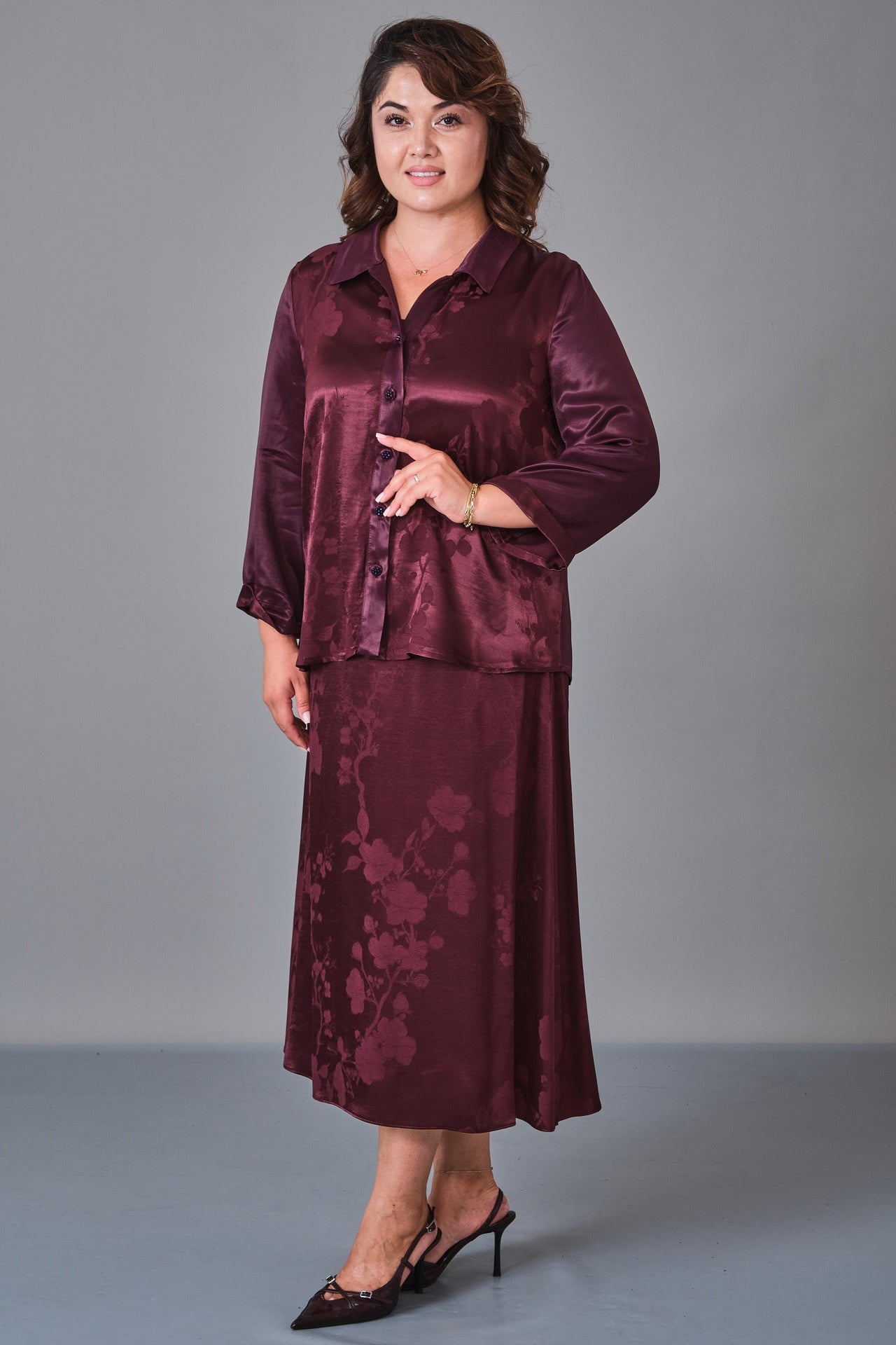 Dress Port - Plus Size Suit (DSP27K3661) - 8690200240492