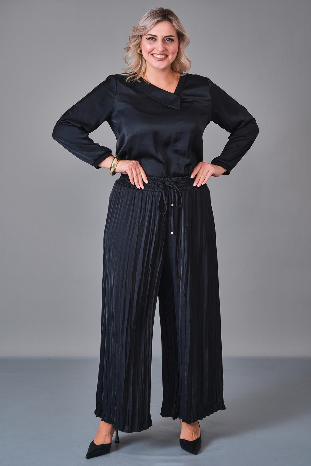 Laluce - Plus Size Trousers (L2.K27.PNT.2P248) - 8690200240546