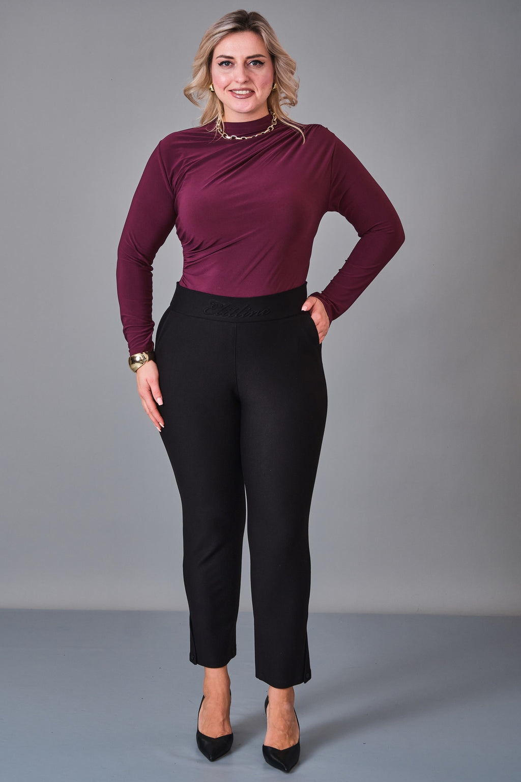 Elitline - Plus Size Trousers (ELT27K1-01-4042) - 8690200240645