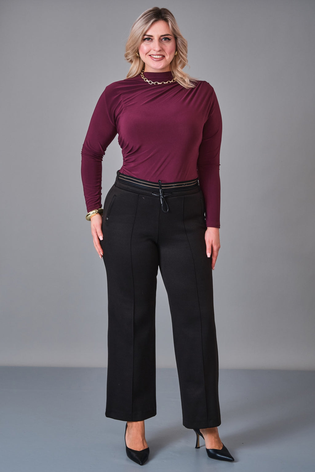 Elitline - Plus Size Trousers (ELT27K1-16-4028) - 8690200240676