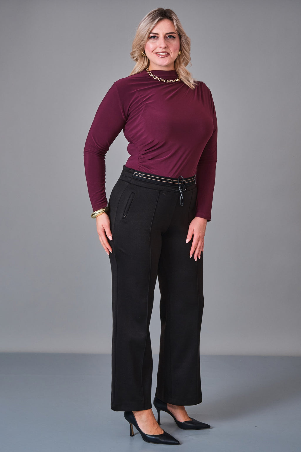 Elitline - Plus Size Trousers (ELT27K1-16-4028) - 8690200240676