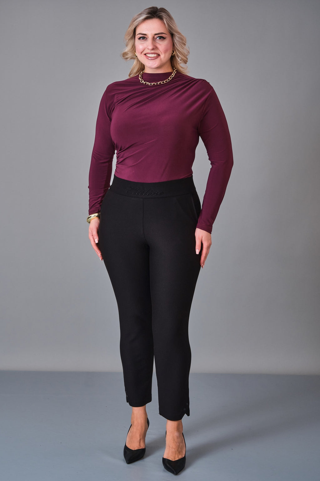 Elitline - Plus Size Trousers (ELT27K1-01-4040) - 8690200240683