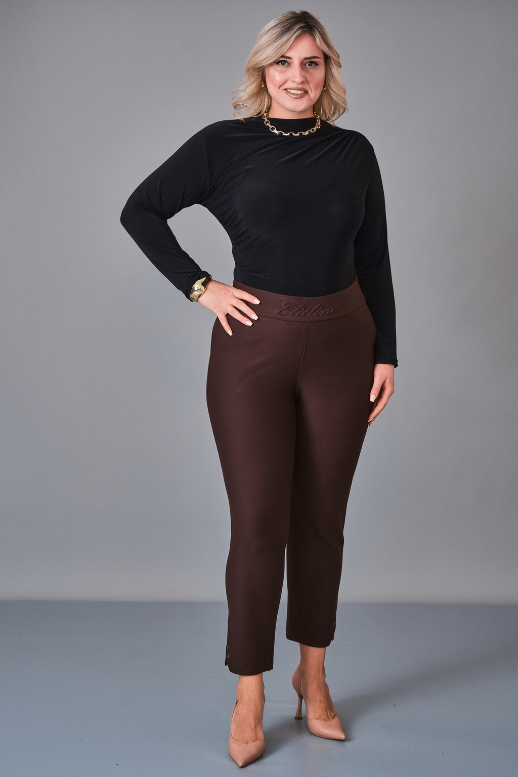 Elitline - Plus Size Trousers (ELT27K1-01-4040) - 8690200240690