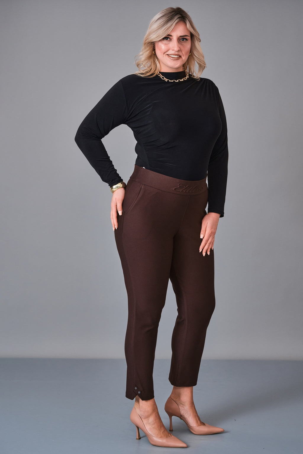 Elitline - Plus Size Trousers (ELT27K1-01-4040) - 8690200240690