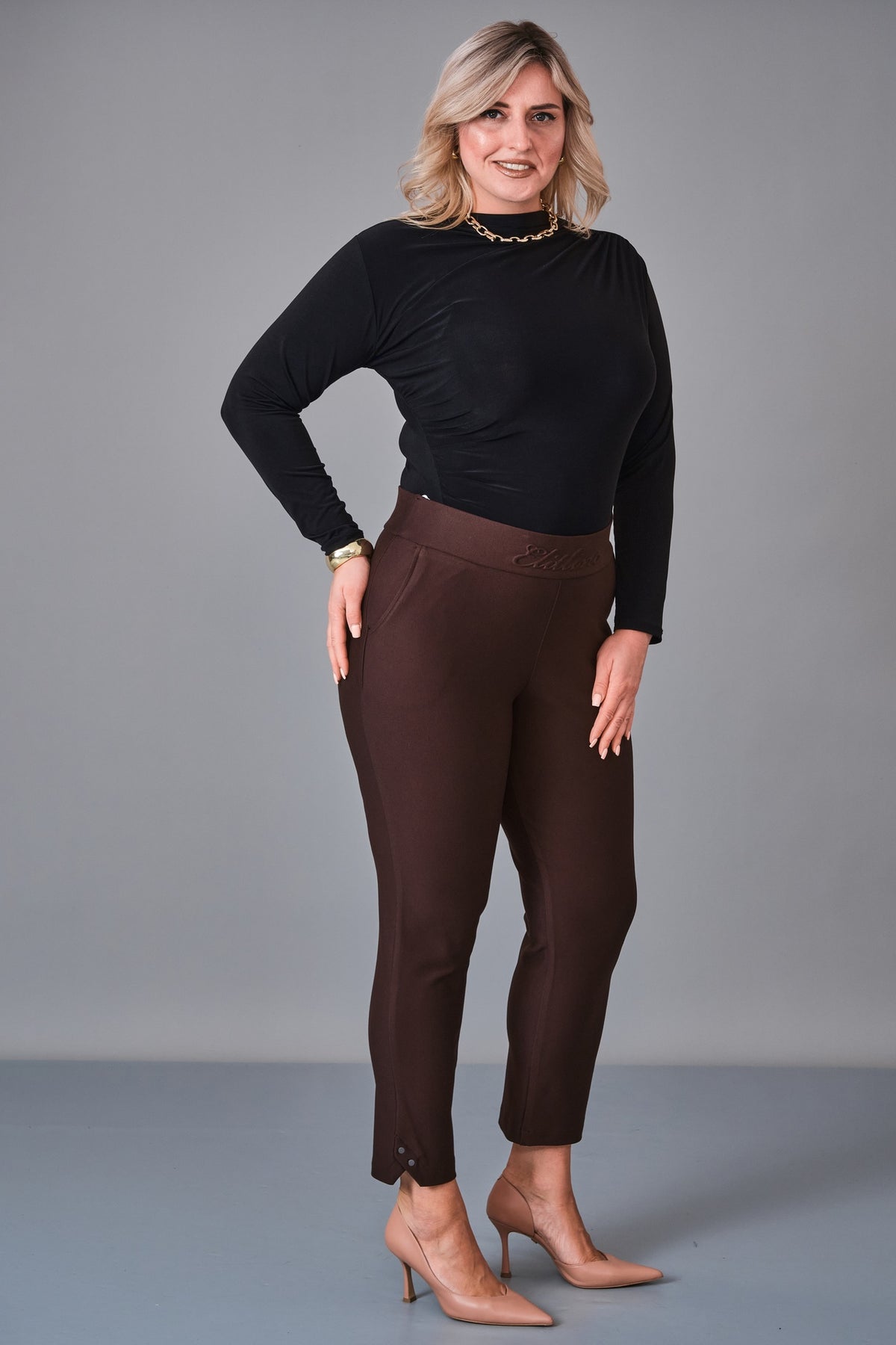 Elitline - Plus Size Trousers (ELT27K1-01-4040) - 8690200240690
